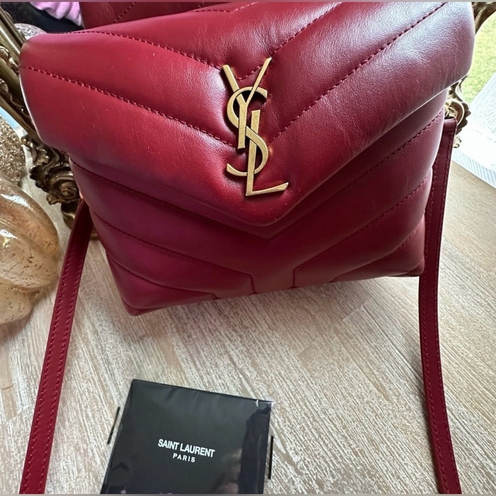 ✨RARE AUTH. Saint Laurent LOULOU TOY Quilted Shoulder Bag